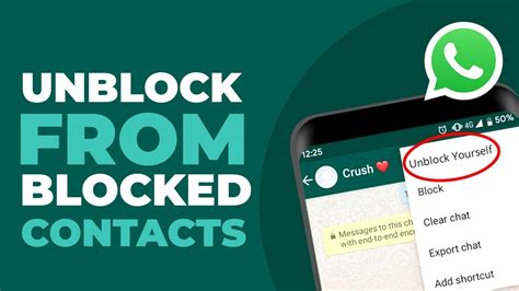 What happens after you unblock a contact?