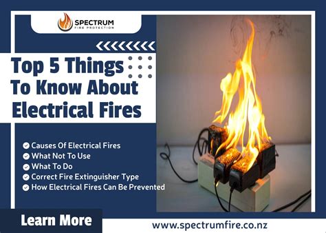 What happens before an electrical fire?