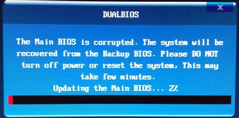 What happens if BIOS is corrupted?