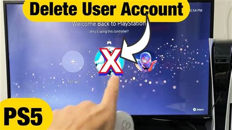 What happens if I delete user from PS5?