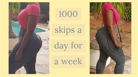 What happens if I do 1000 skips a day?