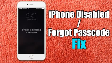 What happens if I forgot my iPhone password?