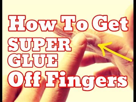 What happens if I get super glue on my finger?