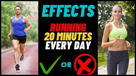 What happens if I jog for 20 minutes?