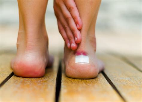 What happens if I keep walking on a blister?