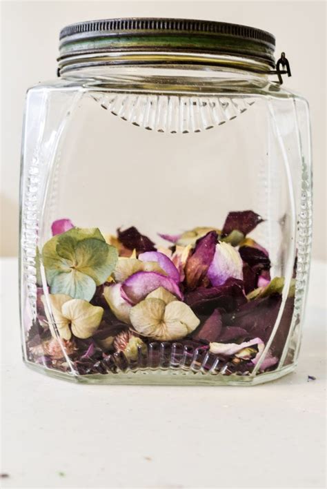 What happens if I put rose petals in a jar?