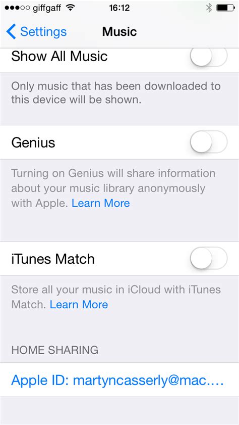 What happens if I turn off iTunes Match?