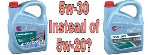 What happens if I use 5W 30 instead of 0W 20?