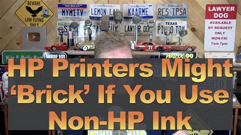 What happens if I use non HP ink in HP printer?