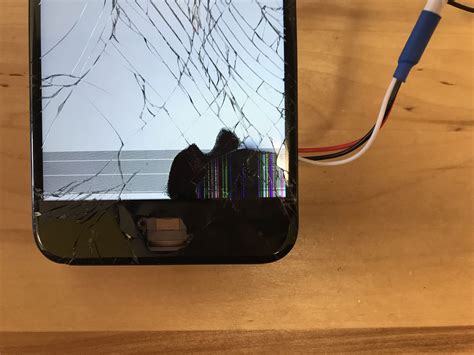 What happens if LCD screen is broken?