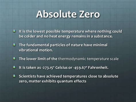 What happens if a human is in absolute zero?