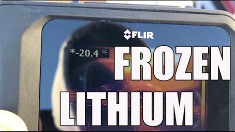What happens if a lithium battery freezes?