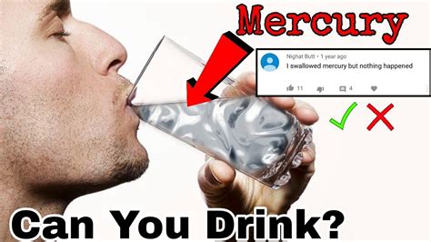 What happens if a man eat mercury?