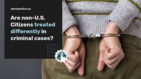 What happens if a non US citizen commits a felony?