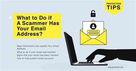 What happens if a scammer has your email address?