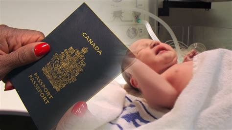 What happens if a tourist gives birth in Canada?