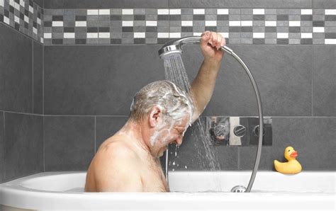 What happens if elderly don't shower?