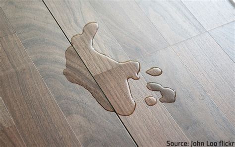 What happens if laminate floor gets wet?