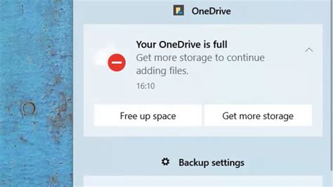 What happens if my OneDrive storage is full?