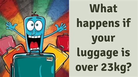 What happens if my suitcase is over 23kg?
