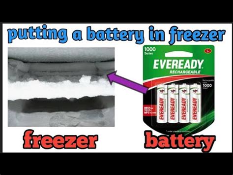 What happens if rechargeable batteries freeze?