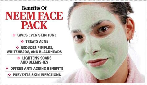 What happens if we apply neem paste on face daily?