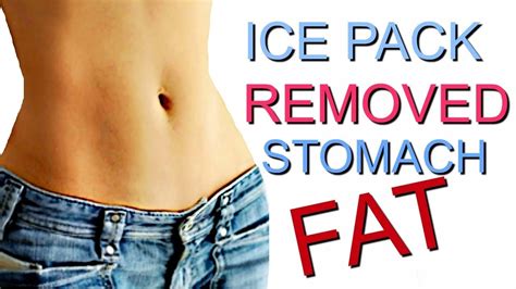 What happens if we keep ice pack on stomach?