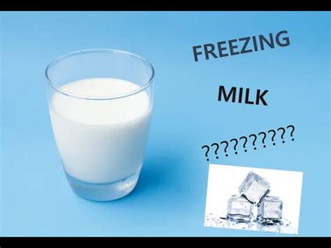 What happens if you accidentally freeze milk?