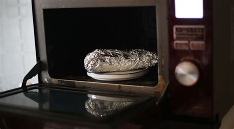 What happens if you accidentally microwave aluminum foil?