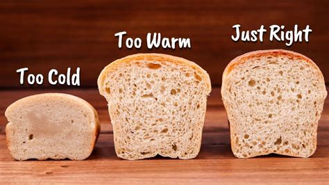 What happens if you bake bread at a lower temperature?