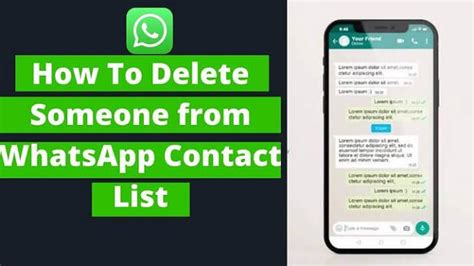 What happens if you delete a contact from WhatsApp?