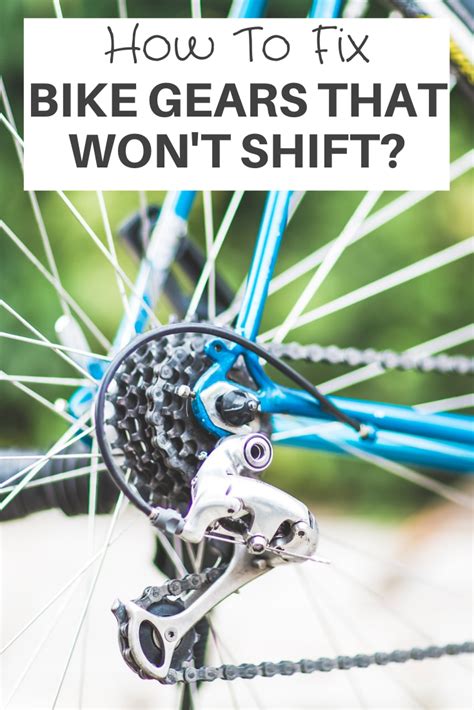 What happens if you don't change gears in a bike?