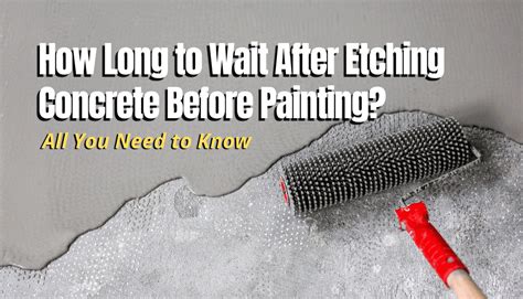 What happens if you don't etch concrete before painting?