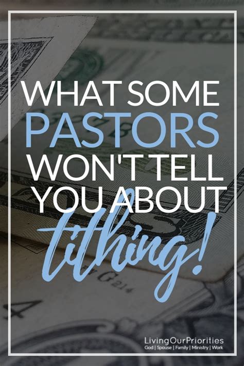 What happens if you don't give tithes?