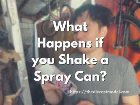 What happens if you don't shake spray paint long enough?