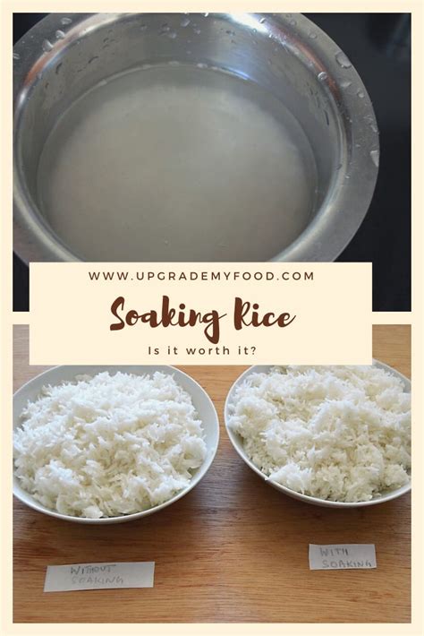 What happens if you don't soak rice?