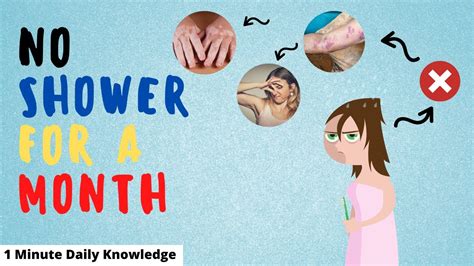 What happens if you don't take a shower for a month?