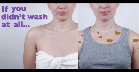 What happens if you don't wash your back?