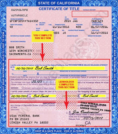 What happens if you don t transfer a title within 10 days in California?