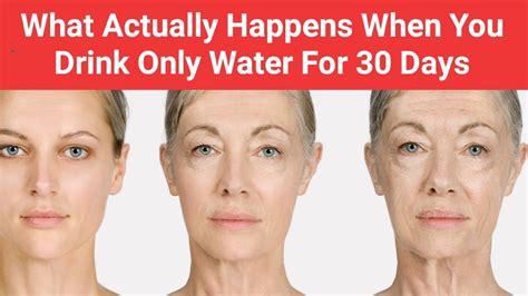 What happens if you drink only water for a day?