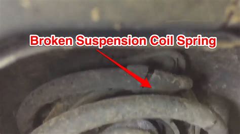 What happens if you drive with a broken spring?