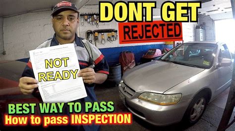 What happens if you fail vehicle inspection in Texas?