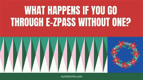 What happens if you go through an E-ZPass lane without one Pennsylvania?
