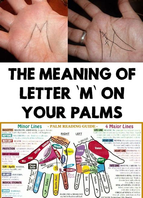 What happens if you have an M on your palm?