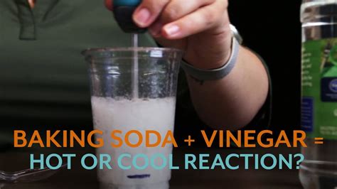 What happens if you heat vinegar and baking soda?