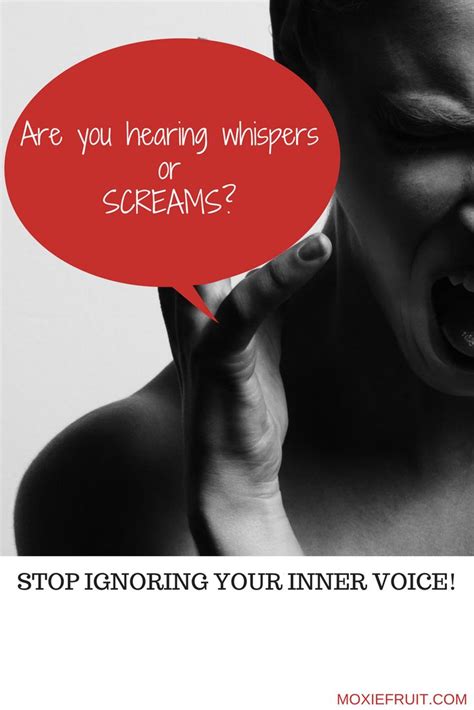 What happens if you ignore your inner voice?