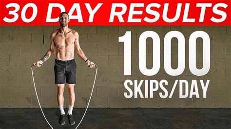 What happens if you jump rope for 30 days?