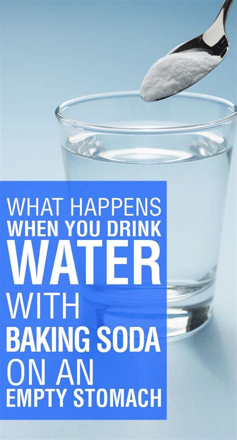 What happens if you leave baking soda in water?