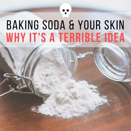 What happens if you leave baking soda on your skin for too long?