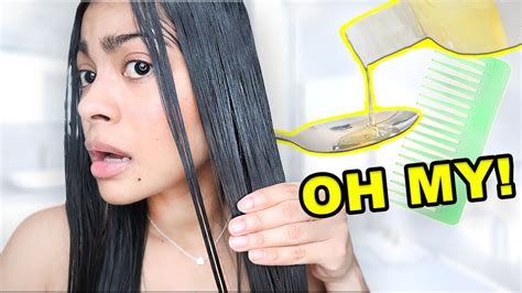 What happens if you leave oil in your hair for 2 days?